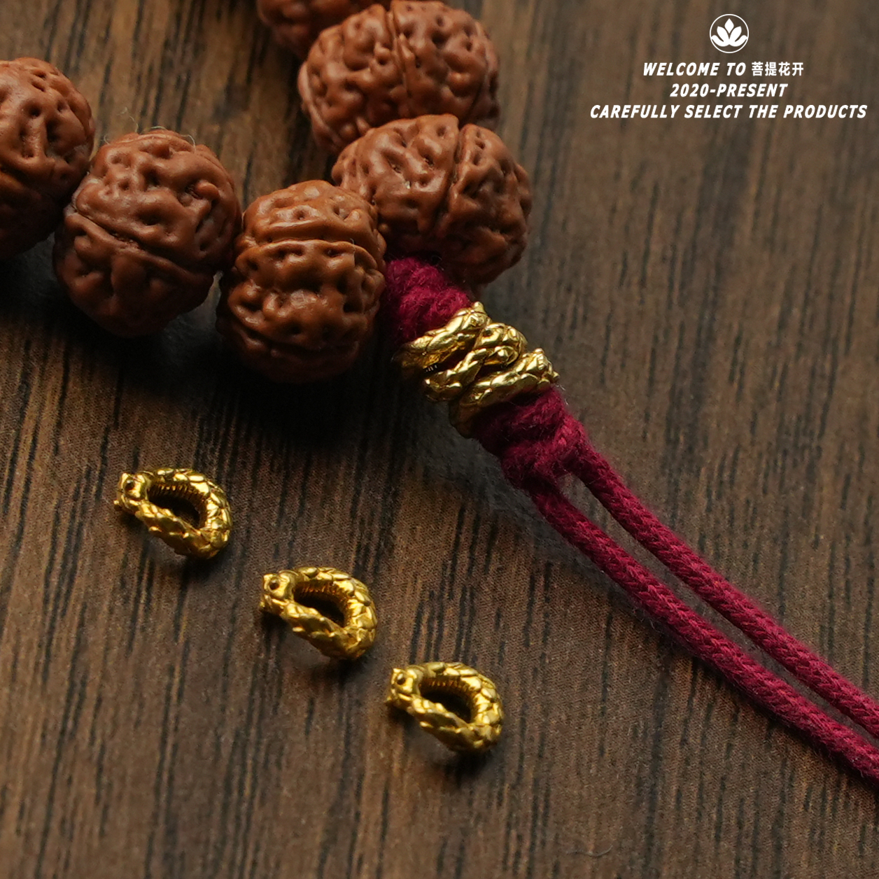 合金吊坠 三蛇线束（新材质非金银不保色）三个一组