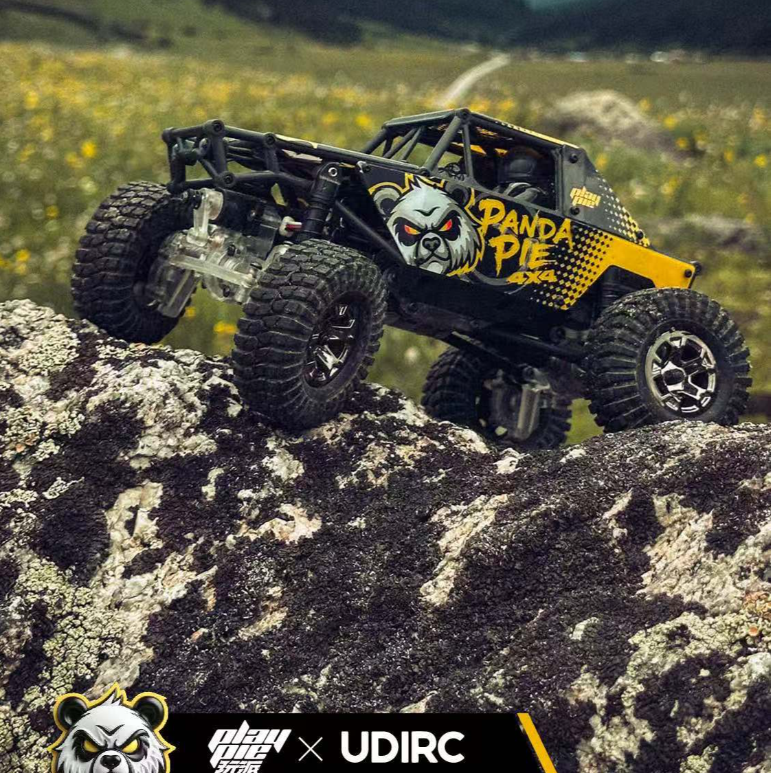 玩派 × 优迪 联名款 熊猫派 UCX 2405 PRO-A 透明桥版本 四驱攀爬