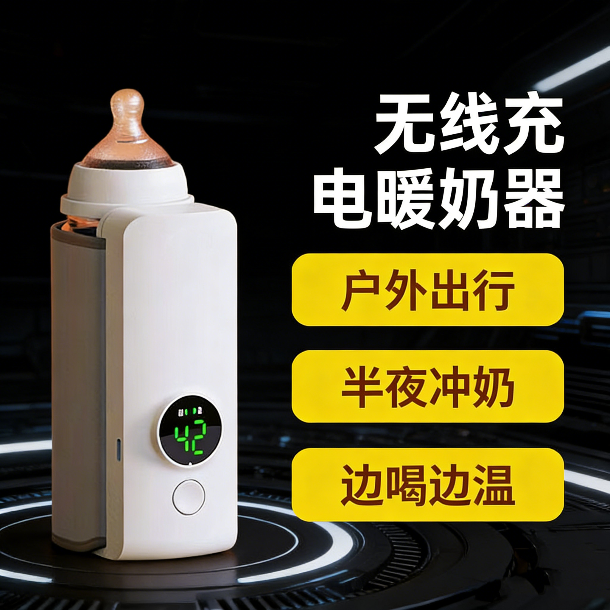 奶瓶保温套宝宝户外恒温奶瓶套便携式加热神器婴儿暖奶器保暖杯套