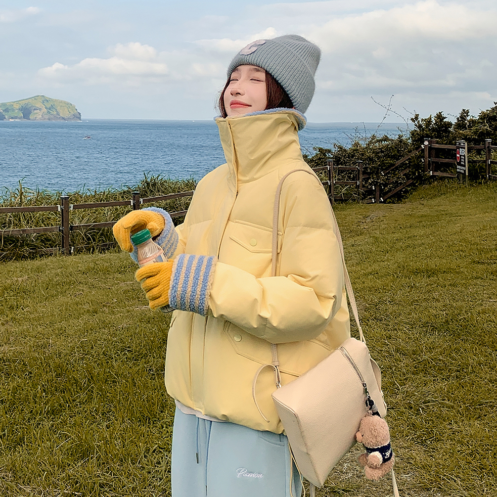 0111【好品质】2025冬季新款棉衣女短款韩版时尚百搭棉服宽松棉袄