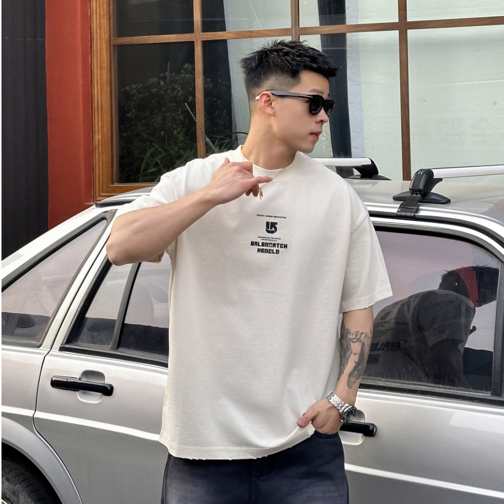 【汇佳服饰】ZA0120-夏季新款重磅高级潮牌百搭潮流宽松半袖T恤