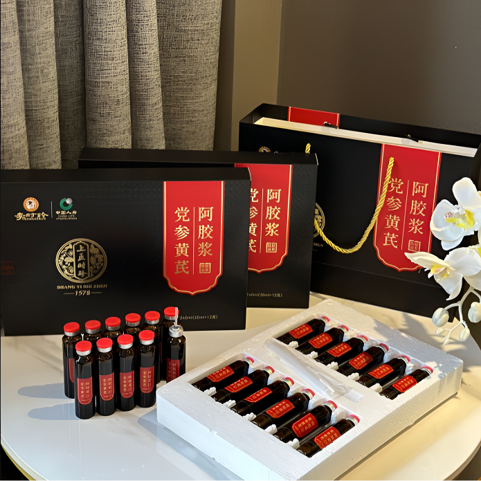 【李时珍】党参黄芪阿胶浆口服液阿胶浆补女人营养品-WE视频团