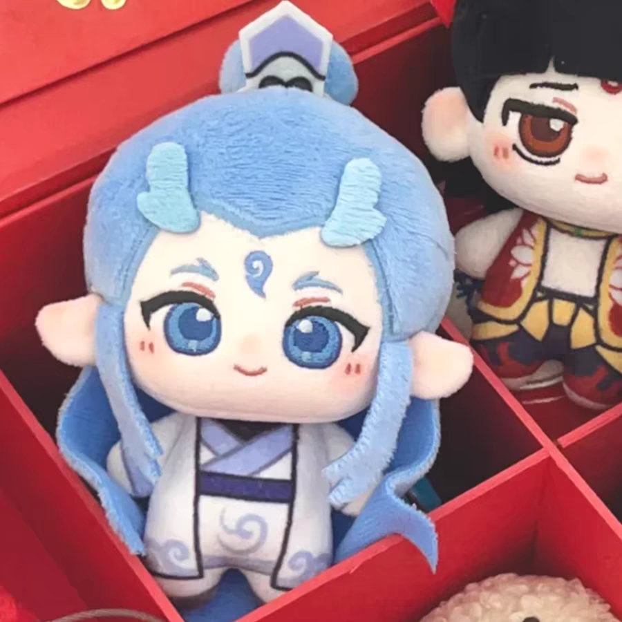 哪吒敖丙棉花娃娃魔童闹海文创周边好物可爱背包挂件钥匙扣公仔