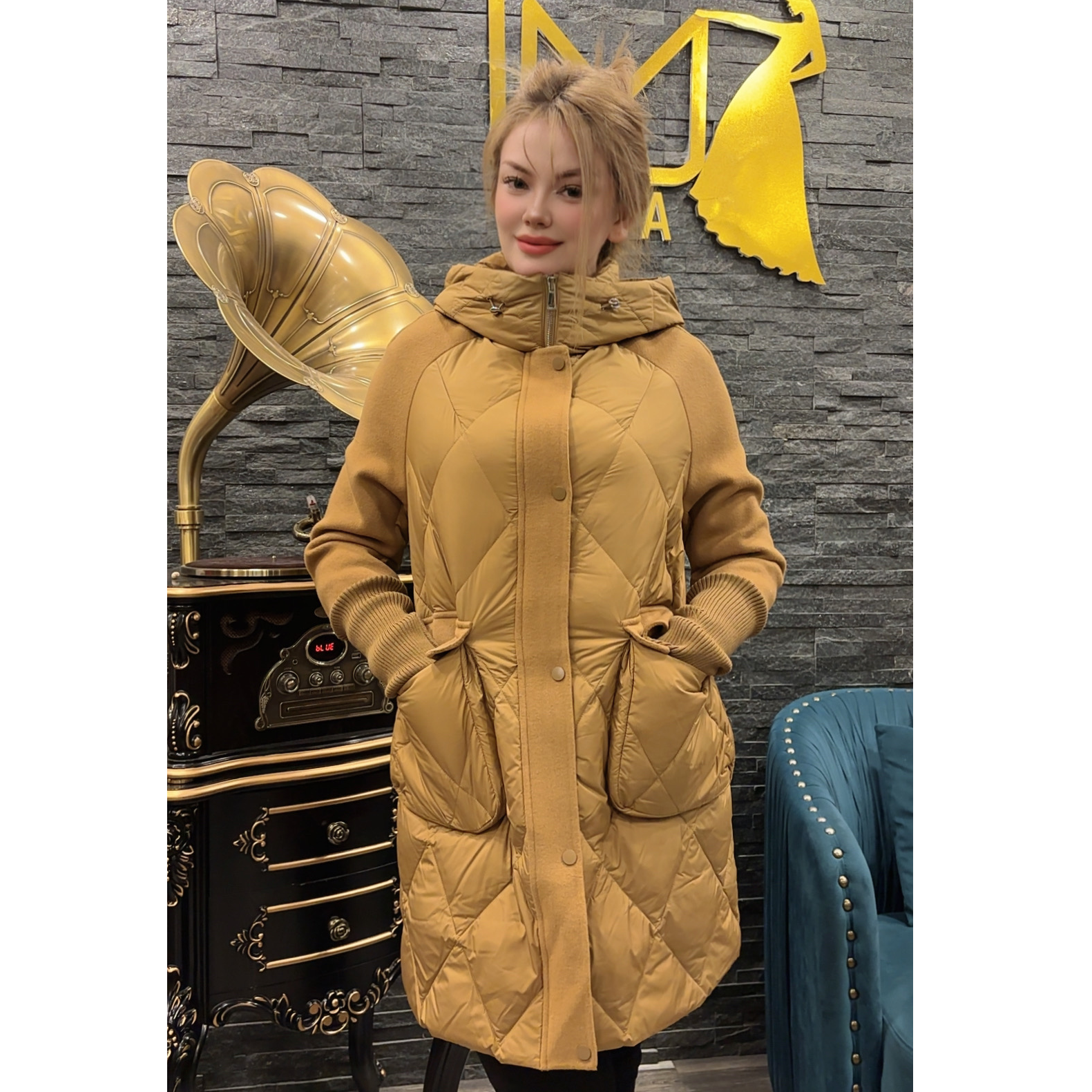 【UMIDA】2025新款加厚秋冬长款外套