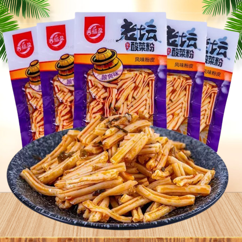 春福盈老坛酸菜粉凉皮辣条粉皮儿辣条8090后儿时休闲校园零食