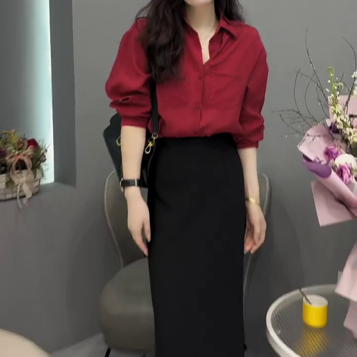 2025夏季新款时尚显瘦气质女士网红洋气两件套百搭款D6435