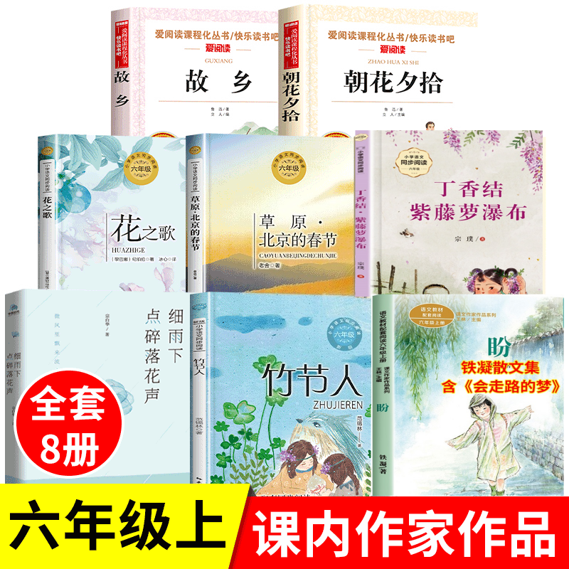 六年级必读课外书草原北京的春节竹节人六年级课内作家花之歌