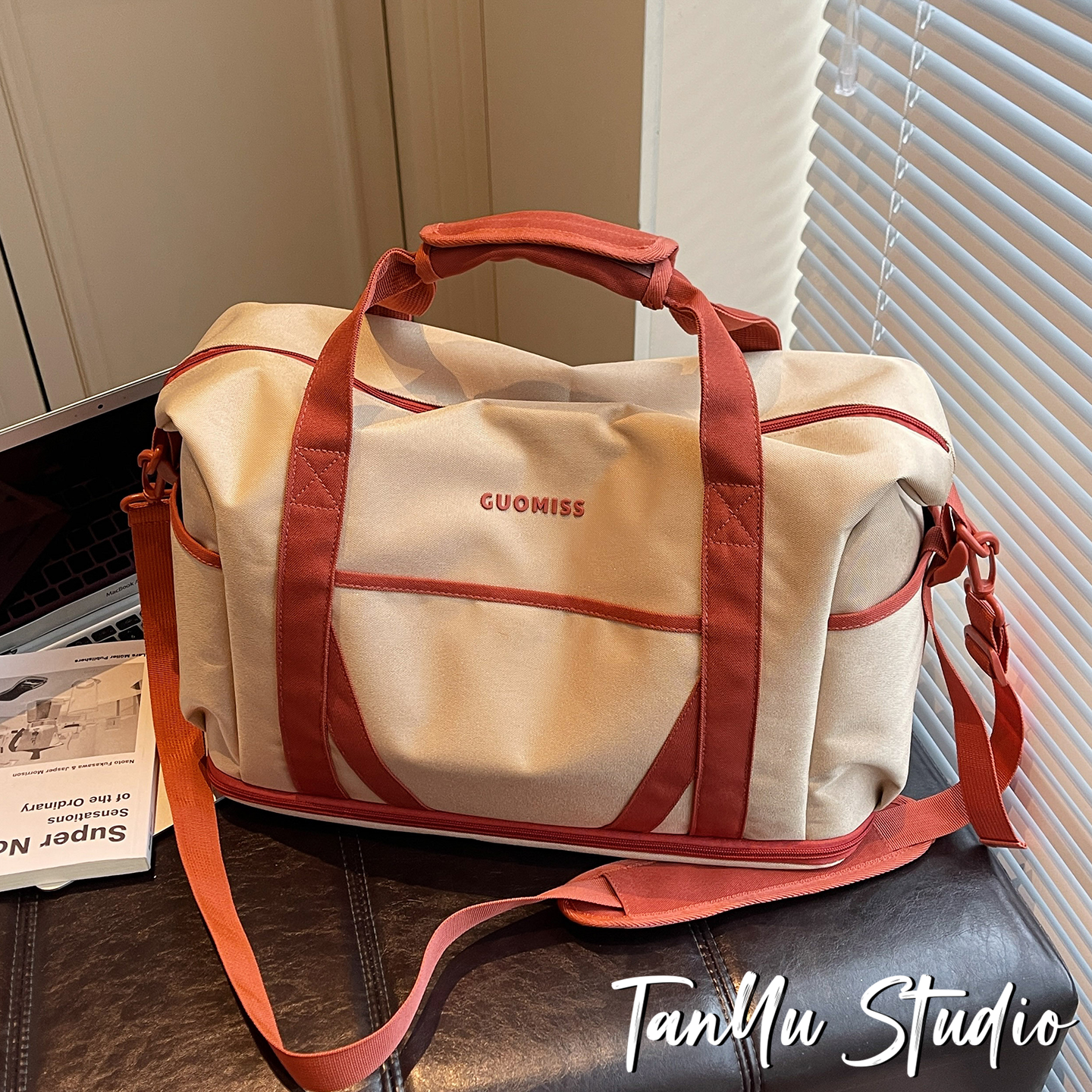 探屿可扩容短途旅行包大容量手提行李收纳包轻便通勤包运动健身包