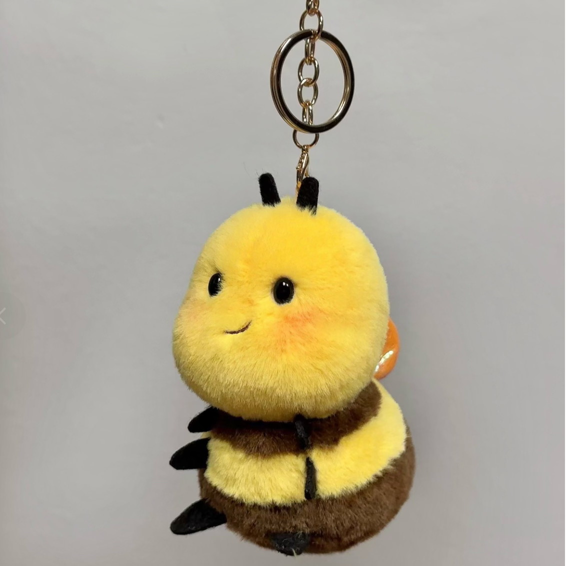 幼崽原创小蜜蜂玩偶kiss蜜小熊蜂毛绒玩具公仔娃娃--