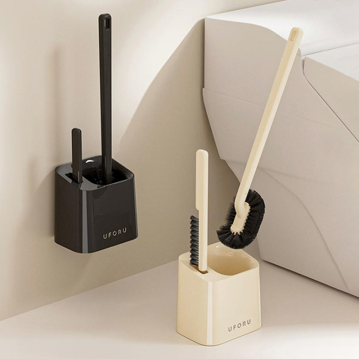 壁挂马桶刷家用浴室免打孔马桶清洁刷洗厕所神器夹缝长柄马桶刷