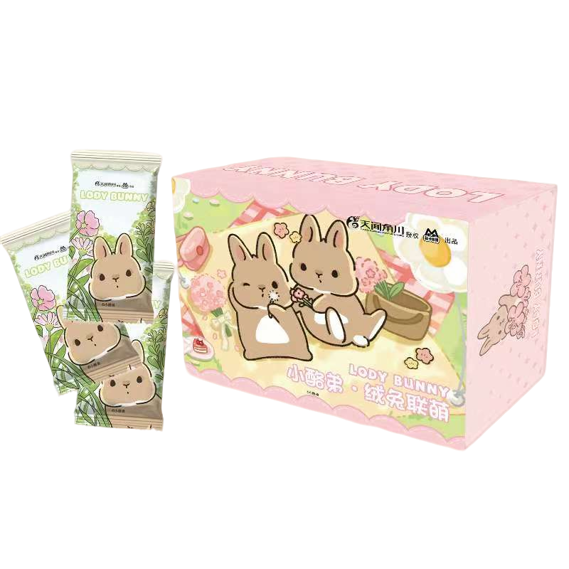 【玩玩】天闻角川授权萌卡境界《小酪弟·绒兔联萌》萌系正版授权卡牌.