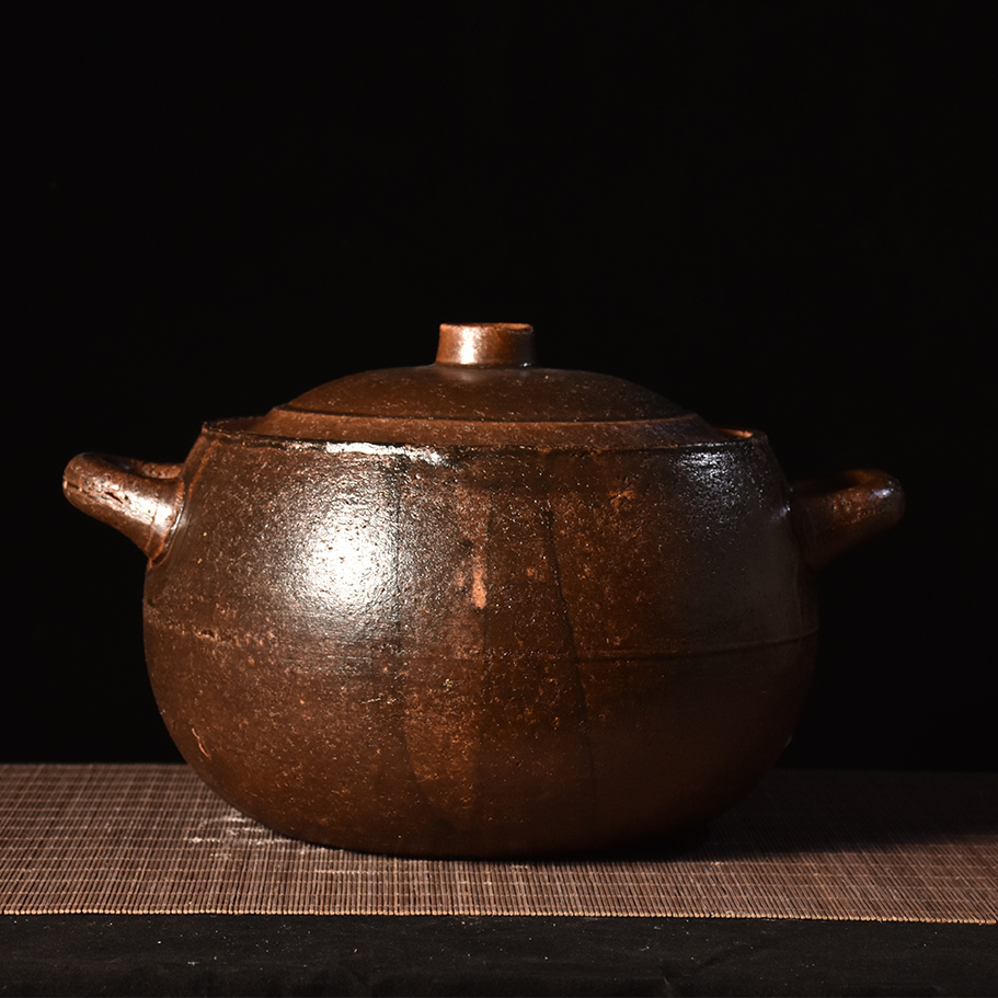 4L杨珏裸烧土砂锅粗陶砂锅耐干烧天然材料干净健康炖肉煲汤熬粥