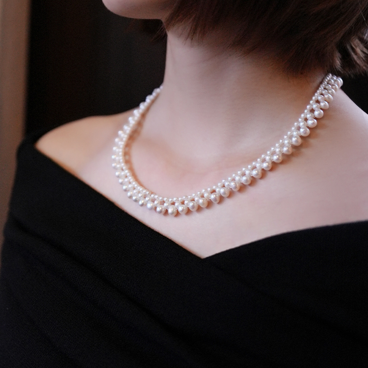 【海东鉴宝】天然珍珠项链气质百搭轻奢项链5.3mm(商城）