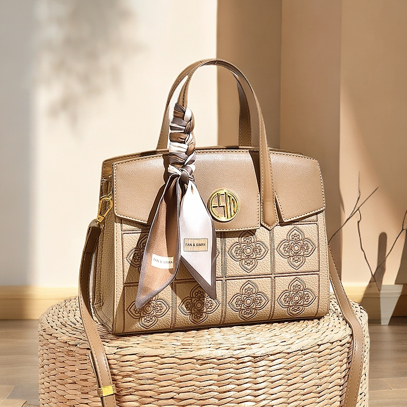 女神节大容量手提包妈妈款中年女士包包大牌铂金包高级感单肩包女