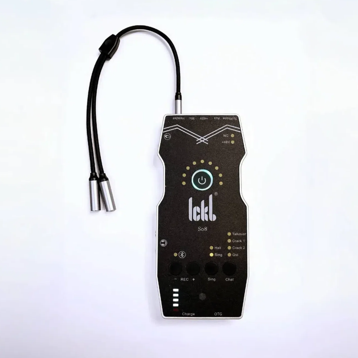 音玖红So8声卡连耳机音箱双麦二合一线听歌直播无损纯铜线转接线