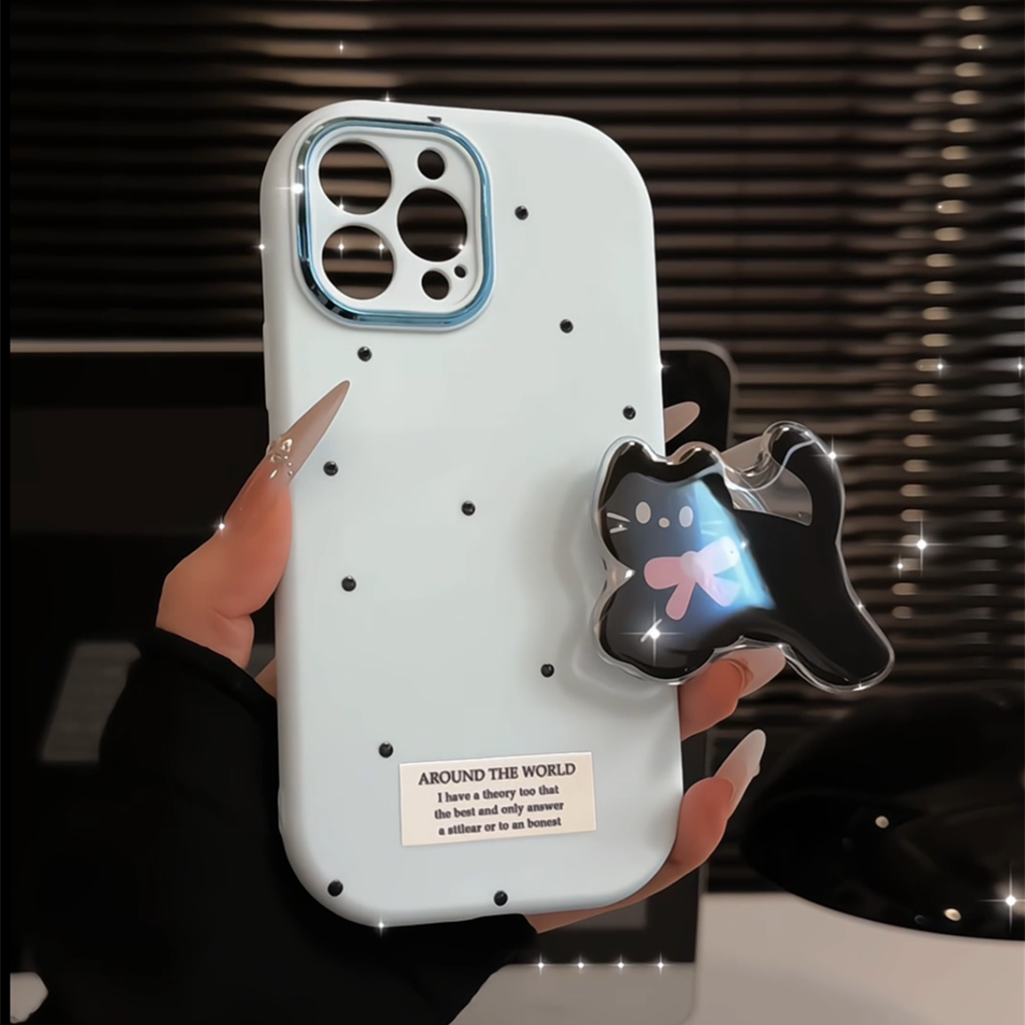 波点适用苹果17pro手机壳16pm小胖妹华为p80小众oppo荣耀90小米15