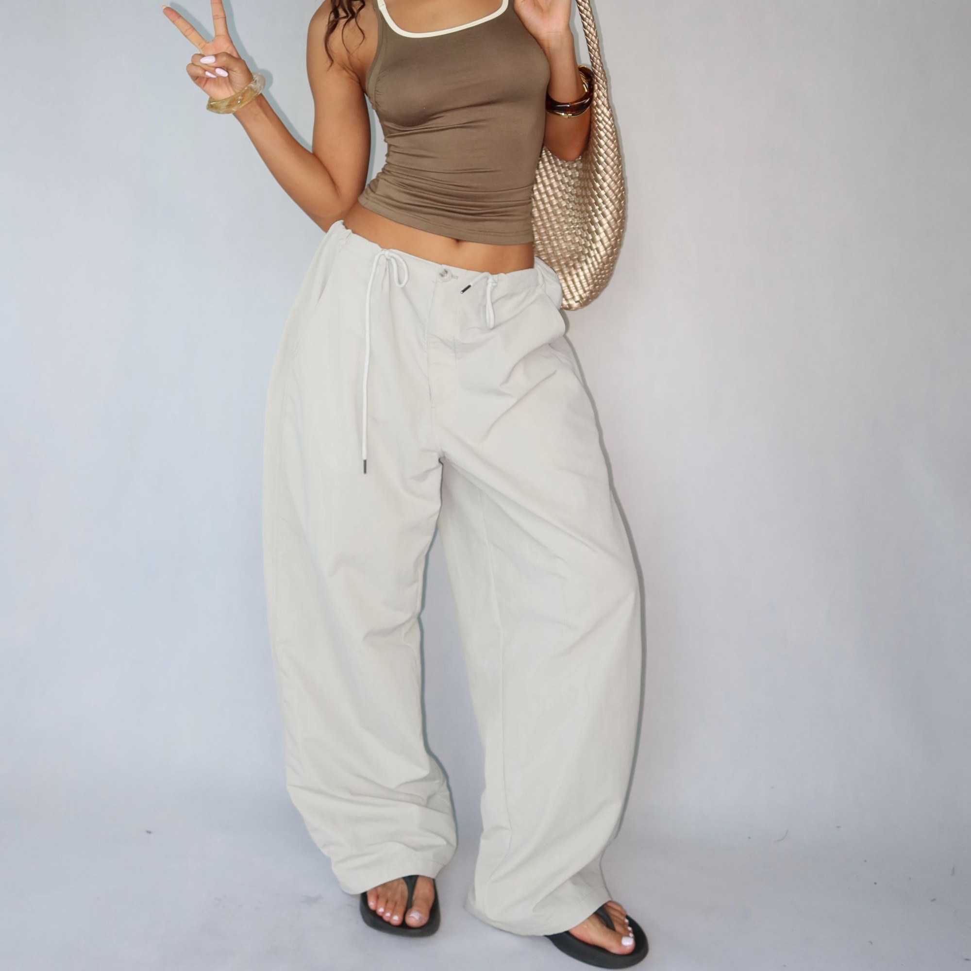 【Fcii】宽松速干薄款休闲裤 H5K3141