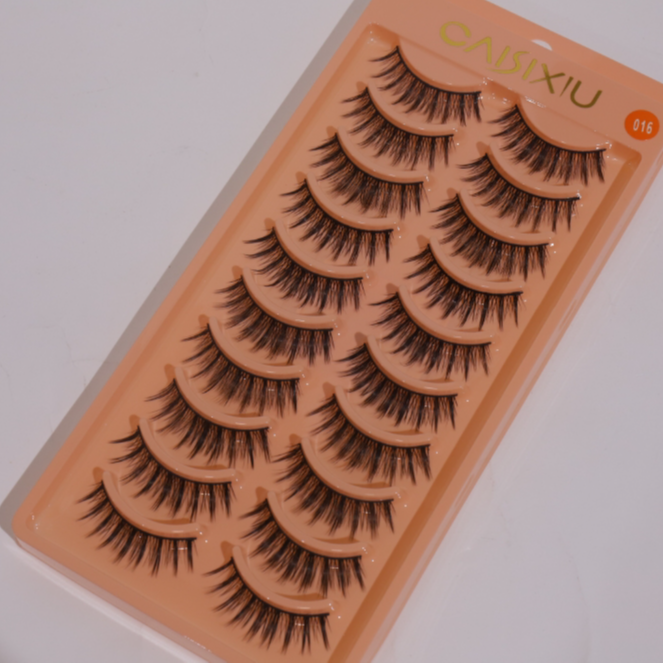 十对睫毛硬根舞台夜场睫毛化妆师表演睫毛016