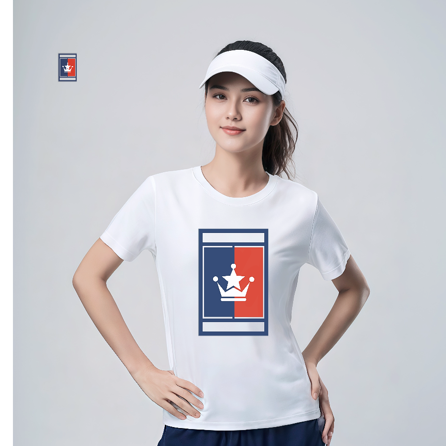 网球速干T恤球场logo(女)