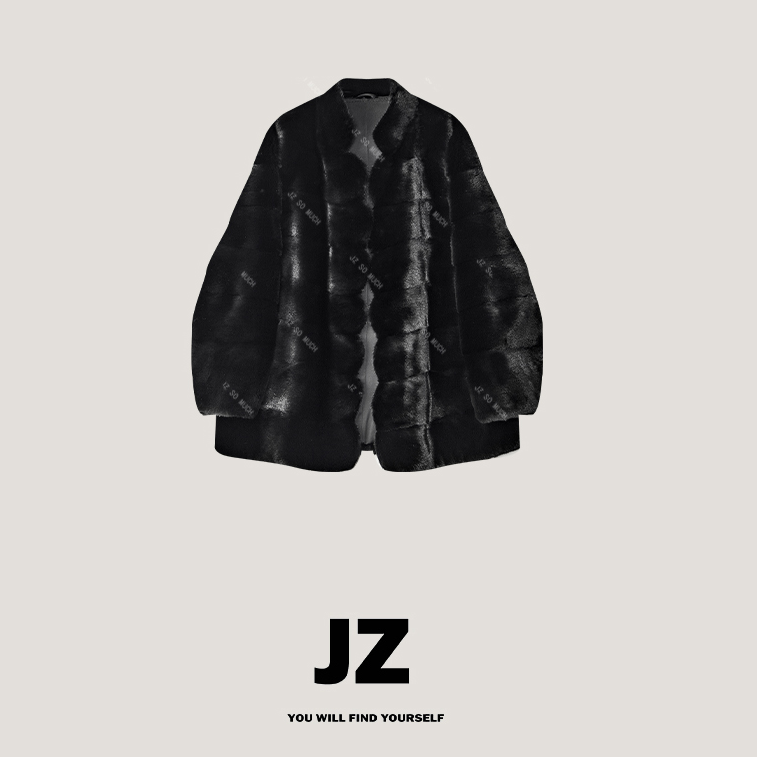 金子/JZ SO MUCH【宝嘉美黑貂】北美洲进口水貂皮草外套
