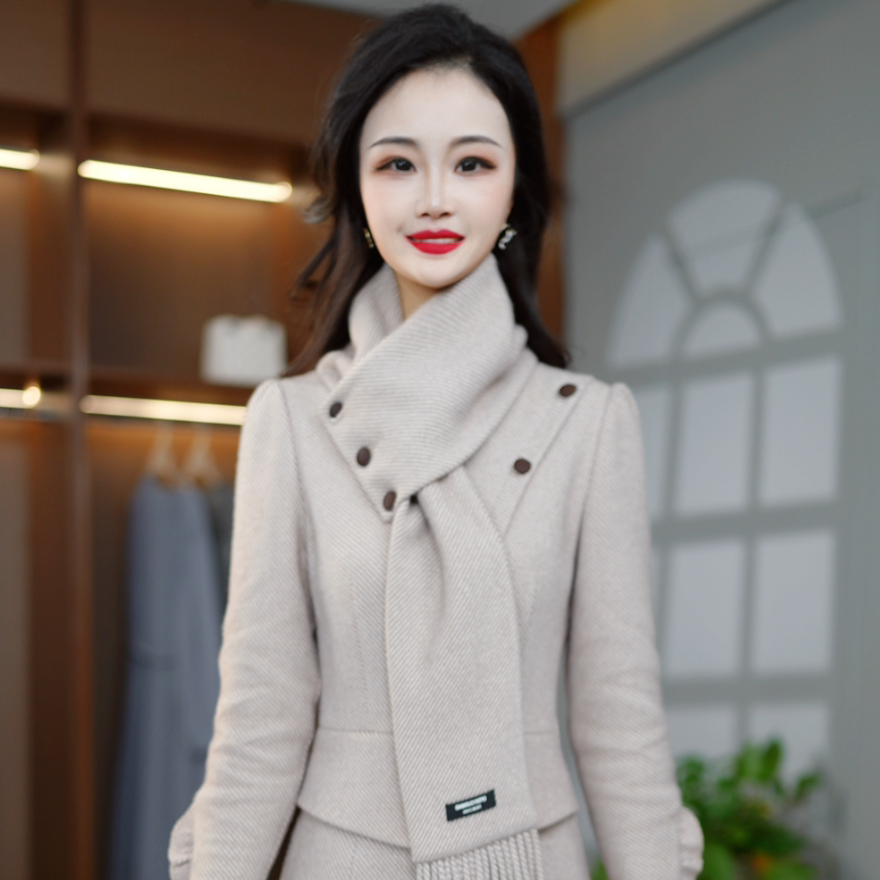 2025秋冬爆款气质时尚大气设计感优雅减龄百搭女装连衣裙M-4XL