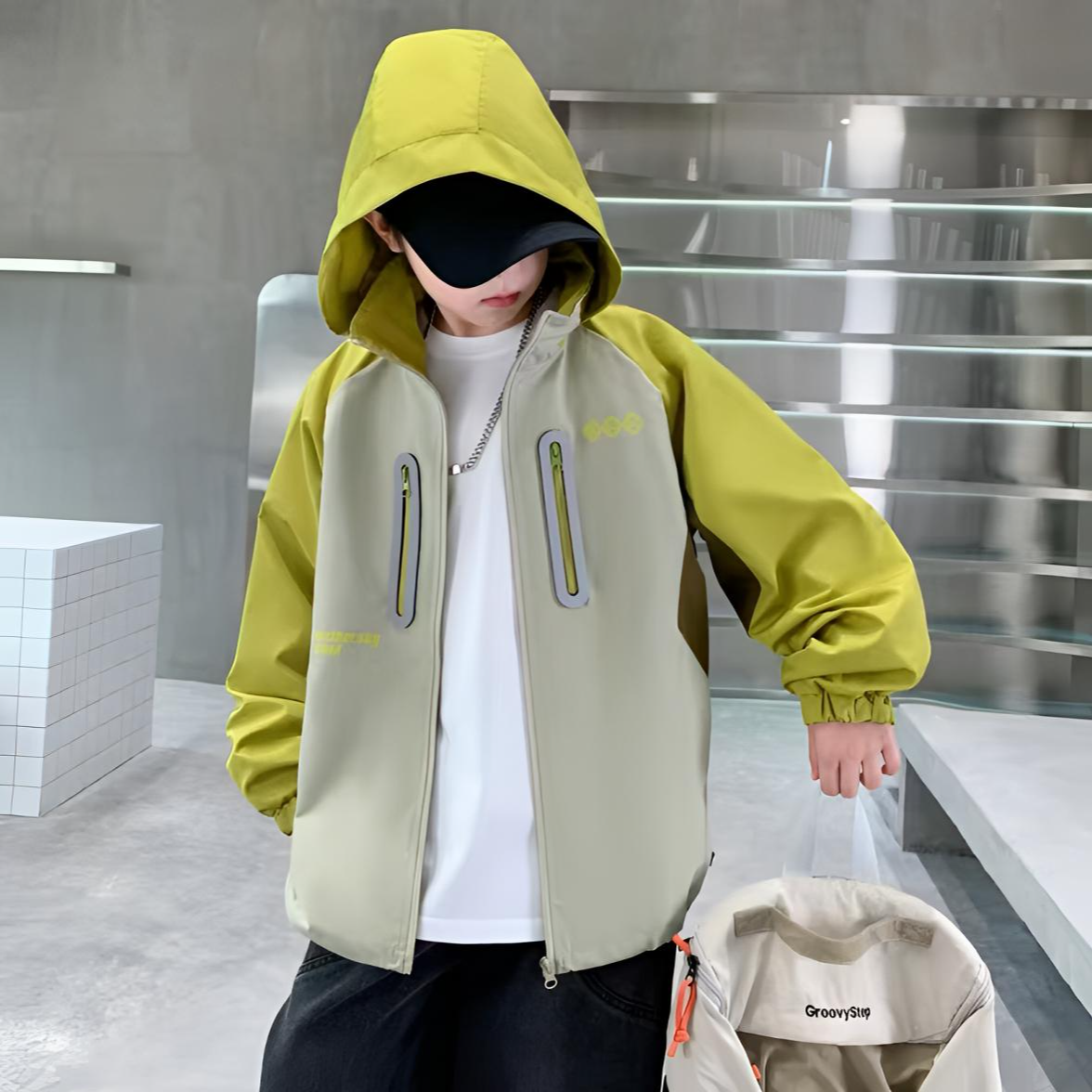 【三防面料】男童冲锋衣防水春秋外套2025新款童装男孩春秋外衣