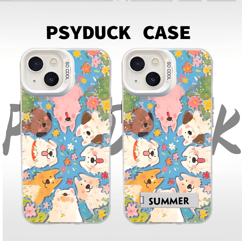 镂空满屏狗狗适用苹果iqoo华为oppo小米15vivo一加荣耀手机防摔壳