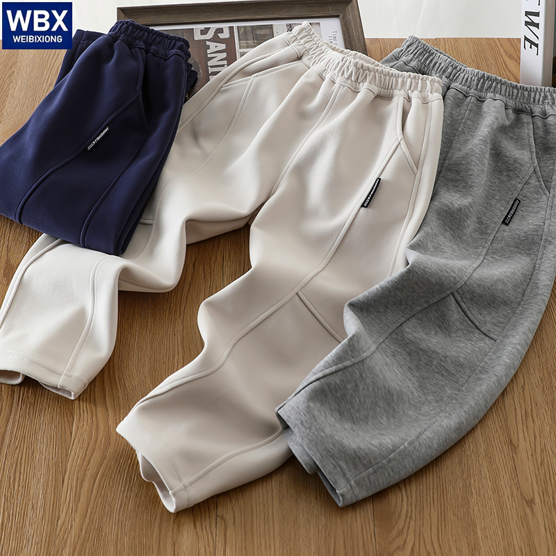 2025新款春秋男童裤子中大童秋季洋气儿童休闲时髦炸街运动裤潮款