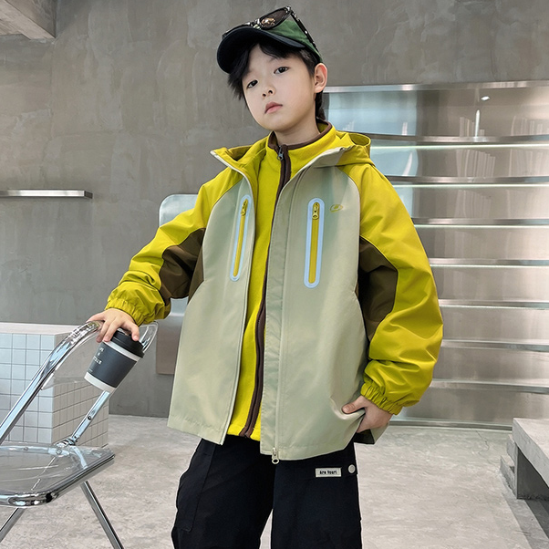 儿童装男童秋冬装外套2025新款冬款中大童三合一秋季可拆卸冲锋衣
