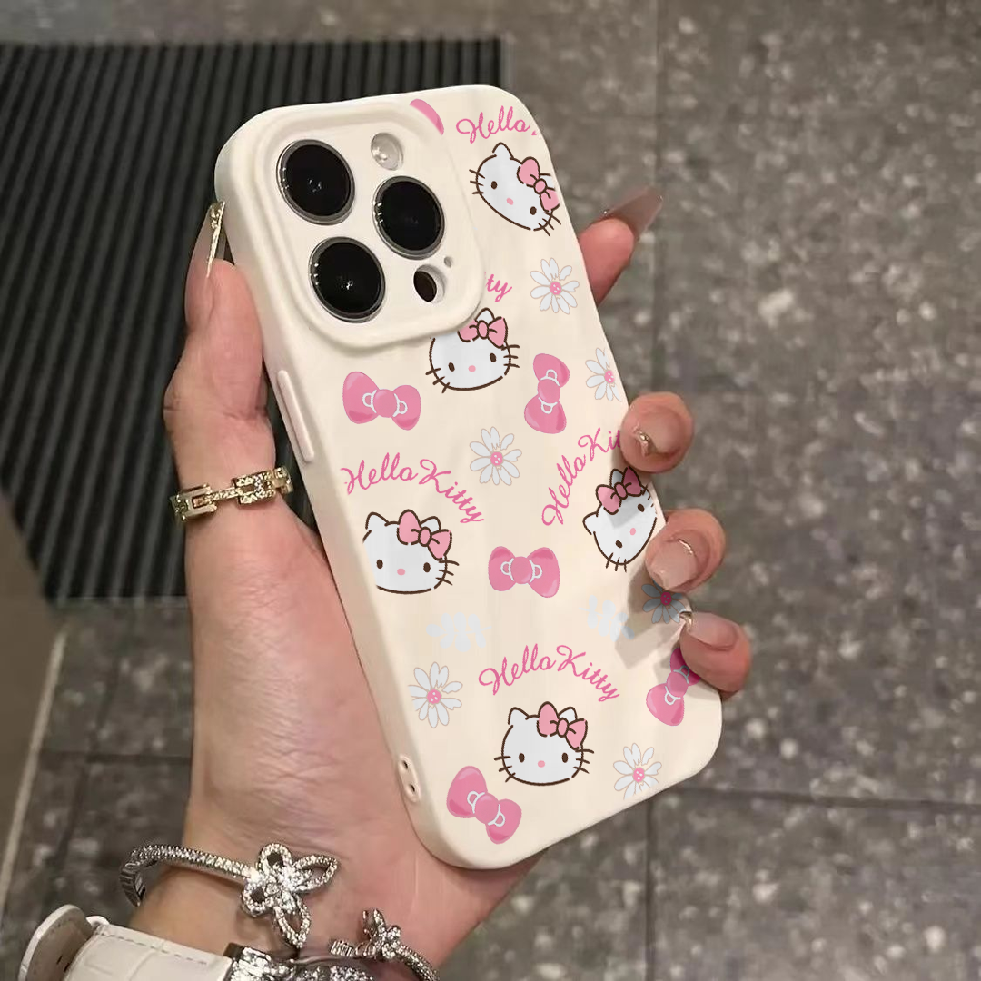 凯蒂猫适用苹果16promax手机壳iphone15全包13硅胶12/11创意xr/7p