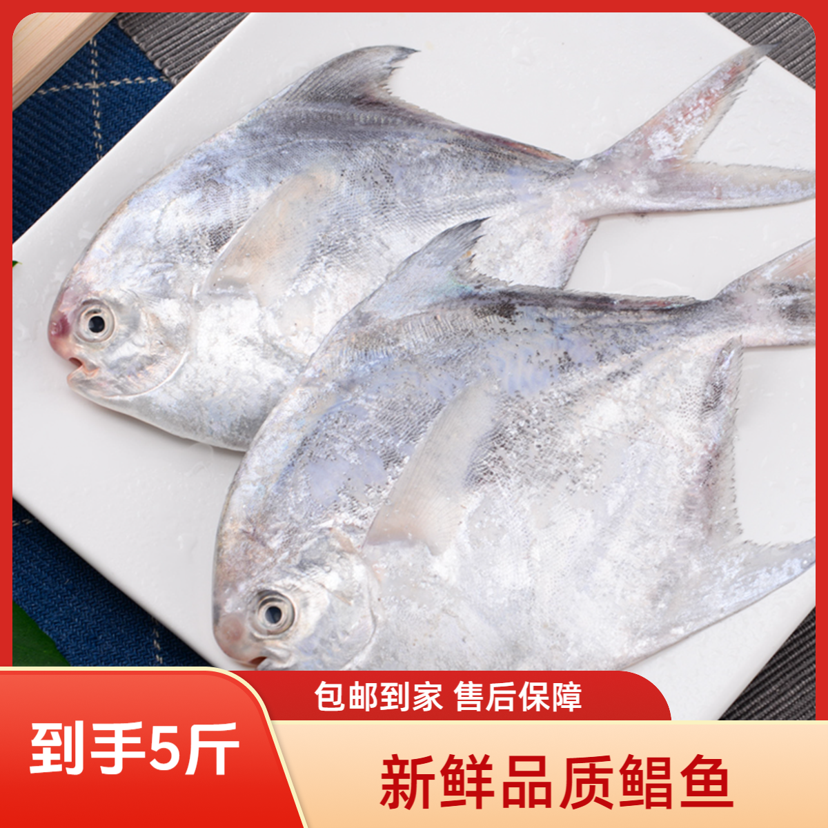 【到手5斤】深海鲳鱼品质新鲜冷冻海鲜顺丰京东包邮