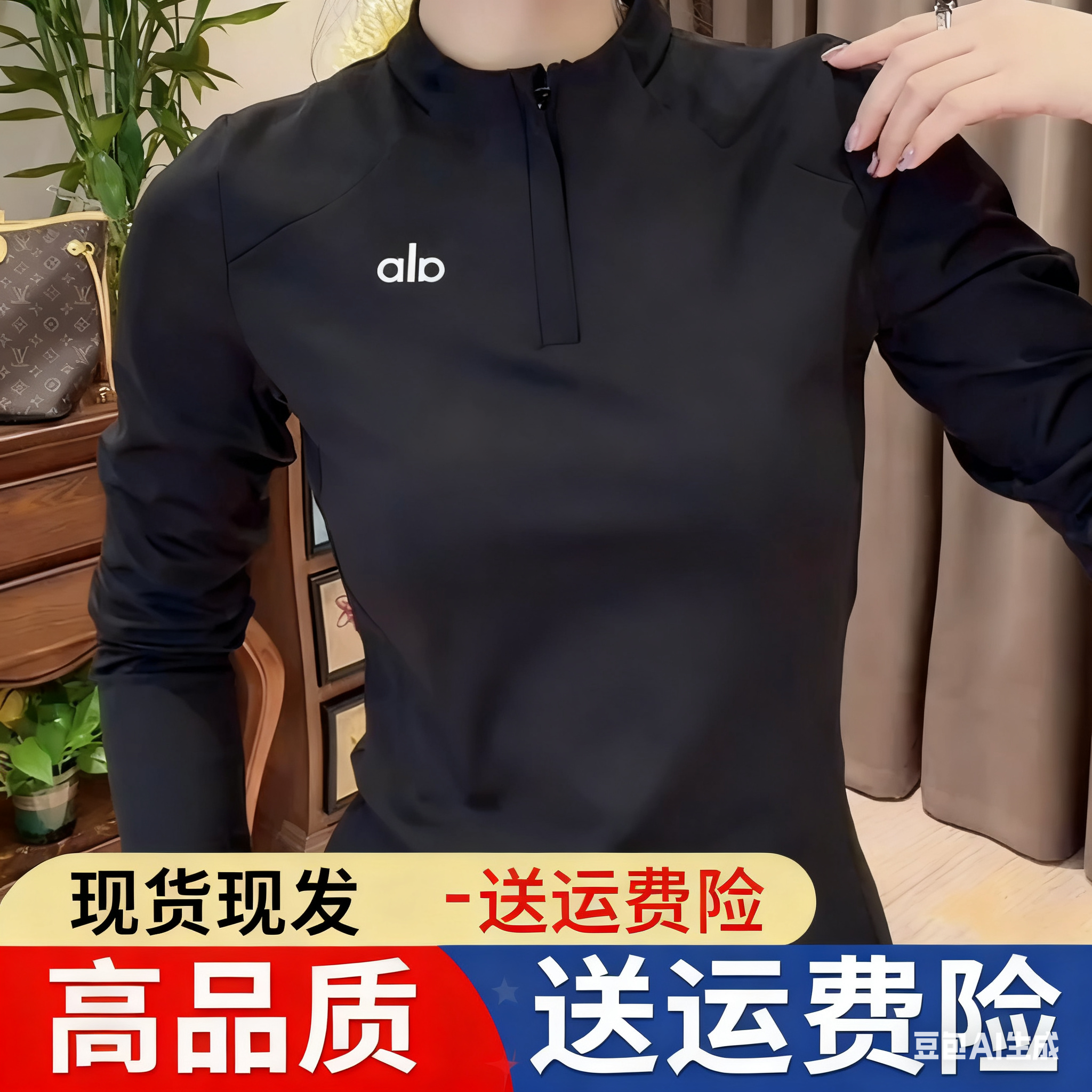 户外高档运动修身型修身上衣加绒拉链立领运动长袖女士休闲性感风