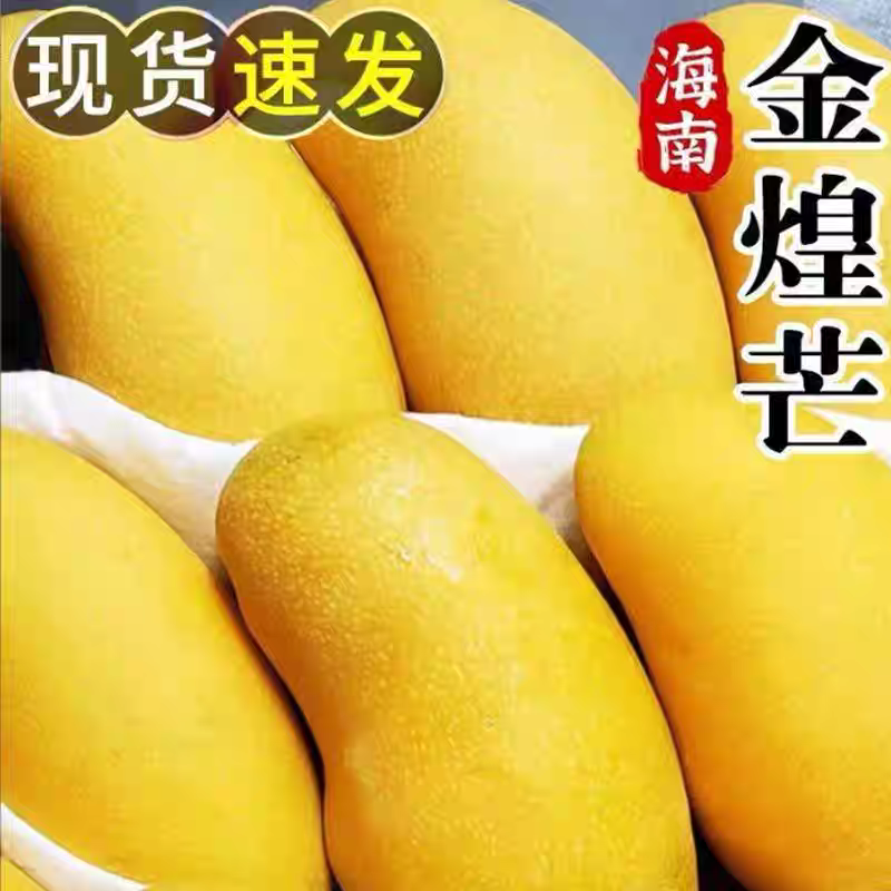 金煌芒核薄无丝薄皮核整箱广西芒果当季自然熟大果