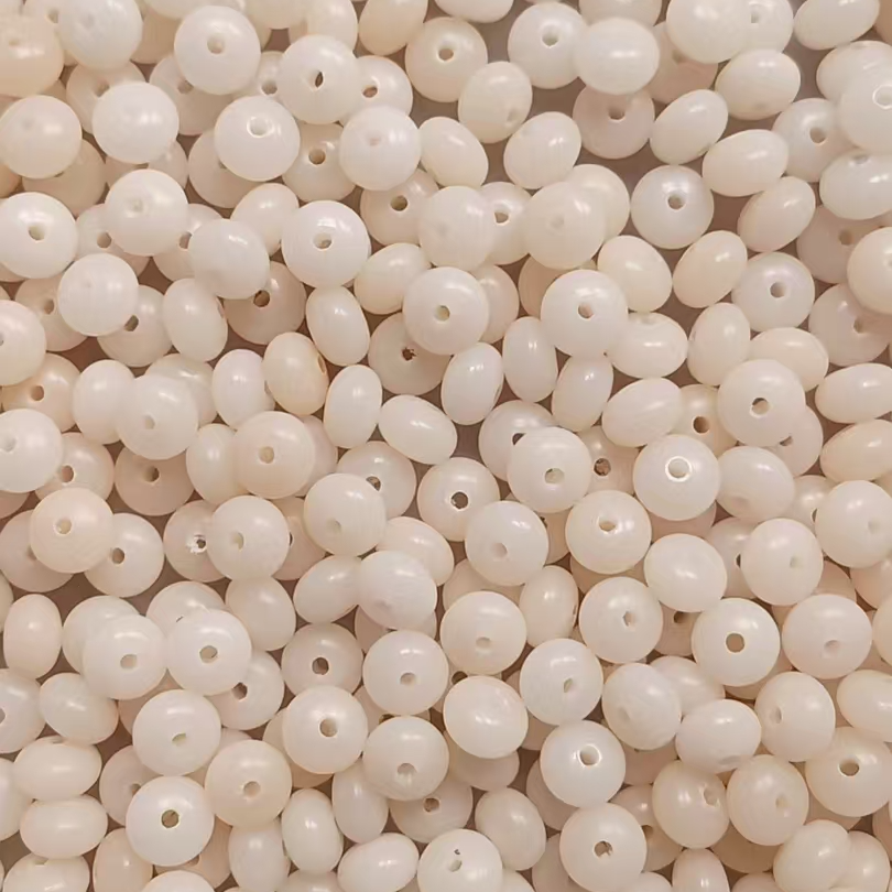 9*6mm白玉菩提根天然算盘珠