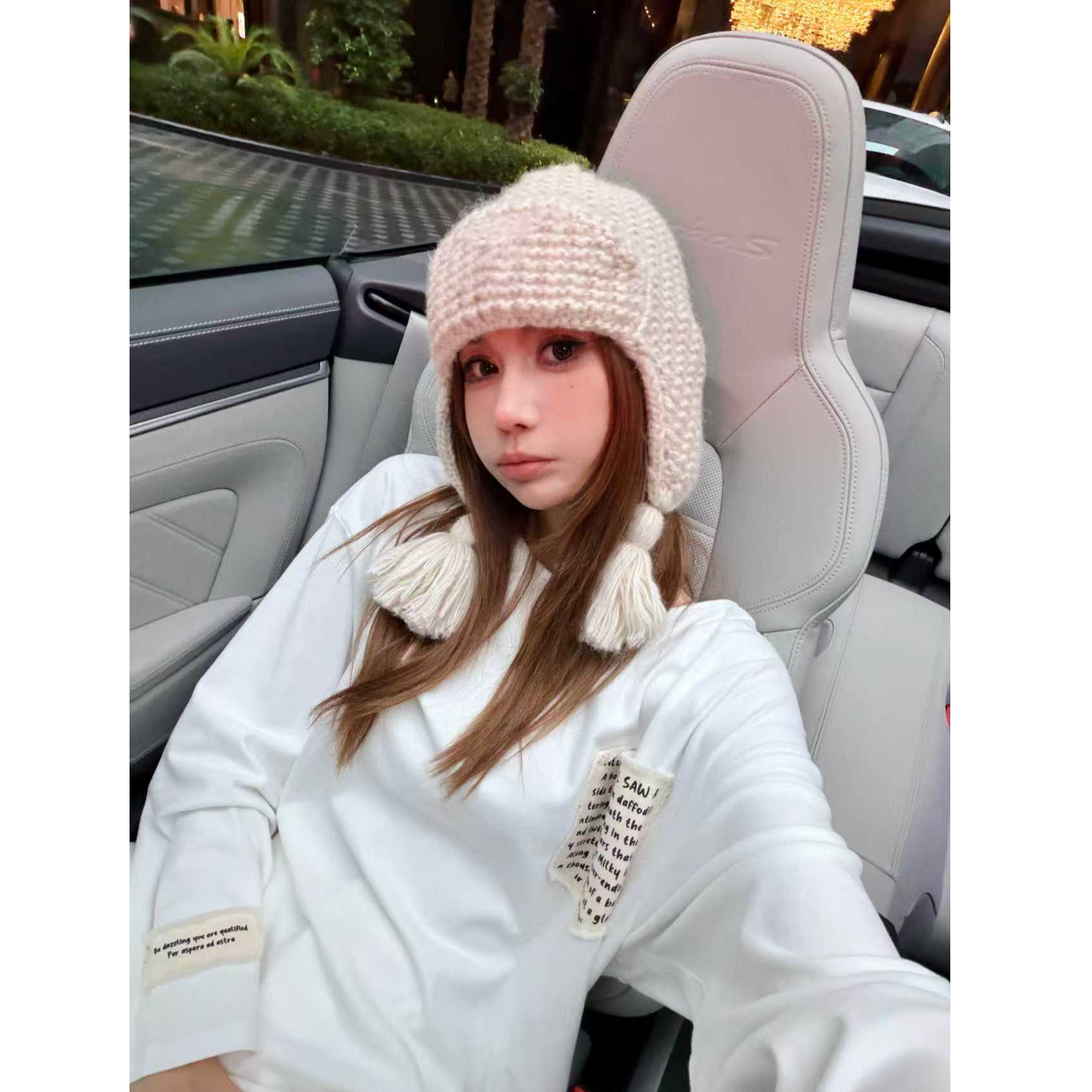 婉君【口袋便签T】秋季休闲百搭长袖设计感打底上衣LWJ25C3T2980