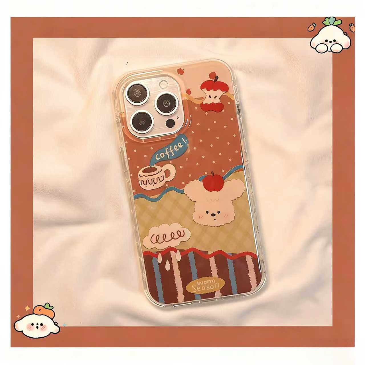 雨滴狗狗适用苹果iphone17/16软壳OPPO荣耀华为小米vivo手机