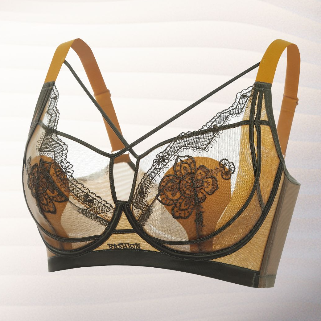 【纯欲宠儿】超薄刺绣调整聚拢内衣女款2025新款网红爆款2509