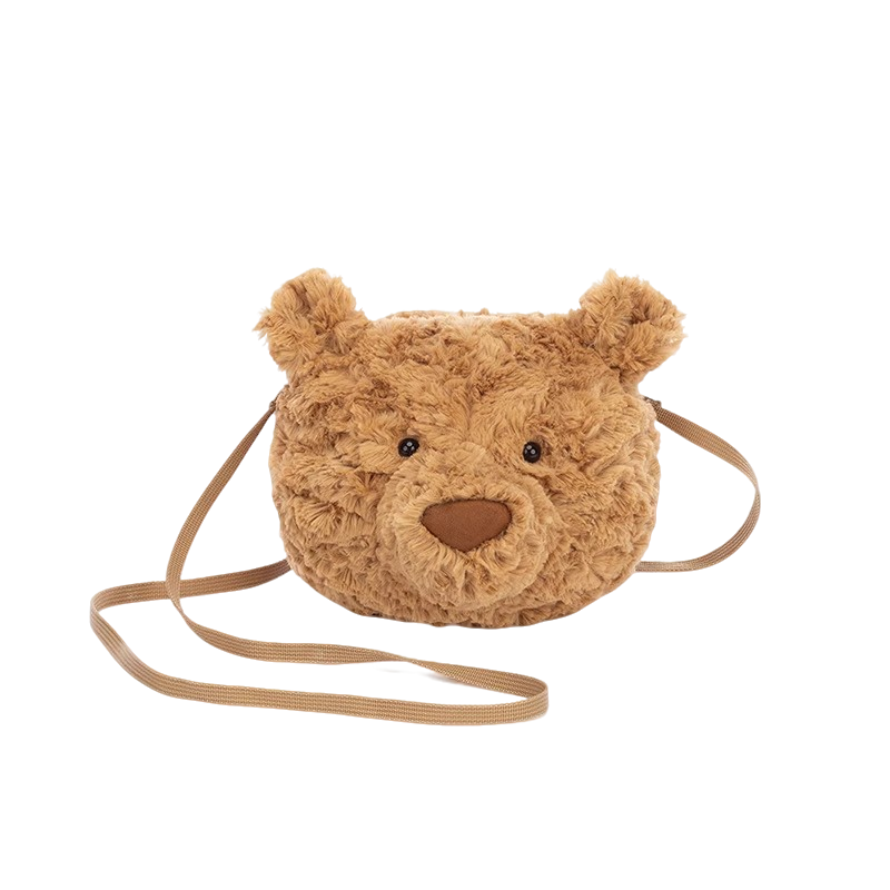 英国jelly巴塞罗熊包包公仔娃娃斜挎包玩偶陪伴学生毕业礼物