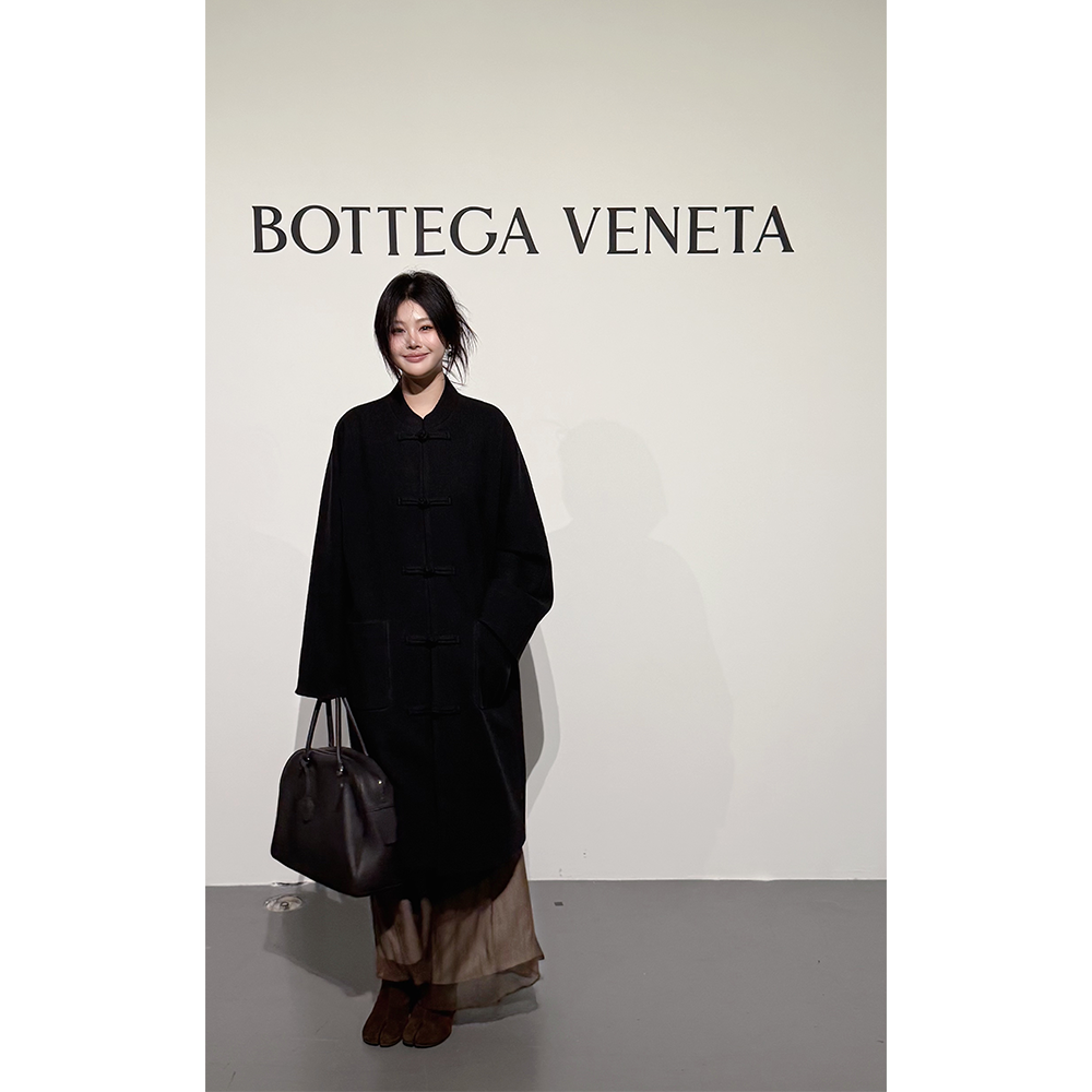 LA CALLA【新中式大衣】极简羊毛手工盘扣口袋大衣WJ-WV7664