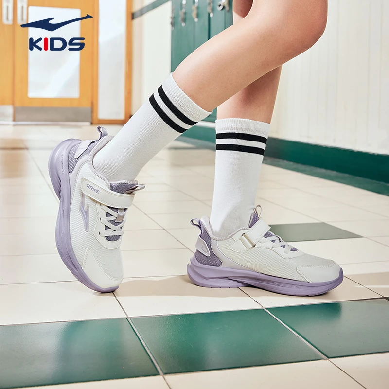 【鸣鸥女童】鸿星尔克密网跑鞋秋季防滑运动鞋宝宝减震跑步鞋儿童鞋