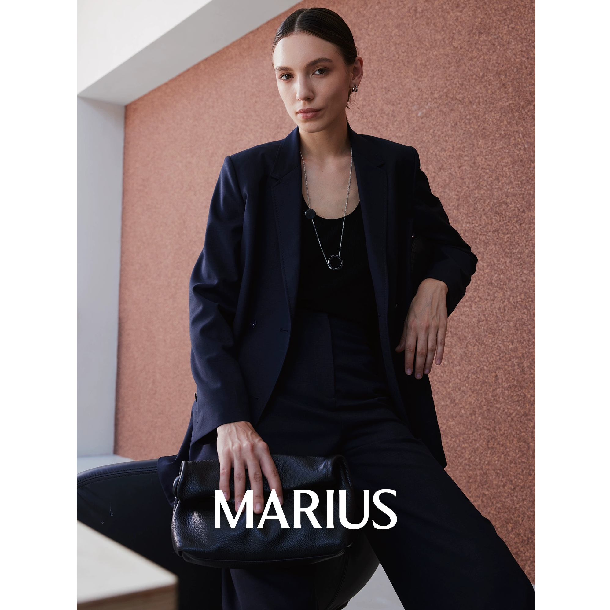 MARIUS“大都会”都市通勤简约西装套装