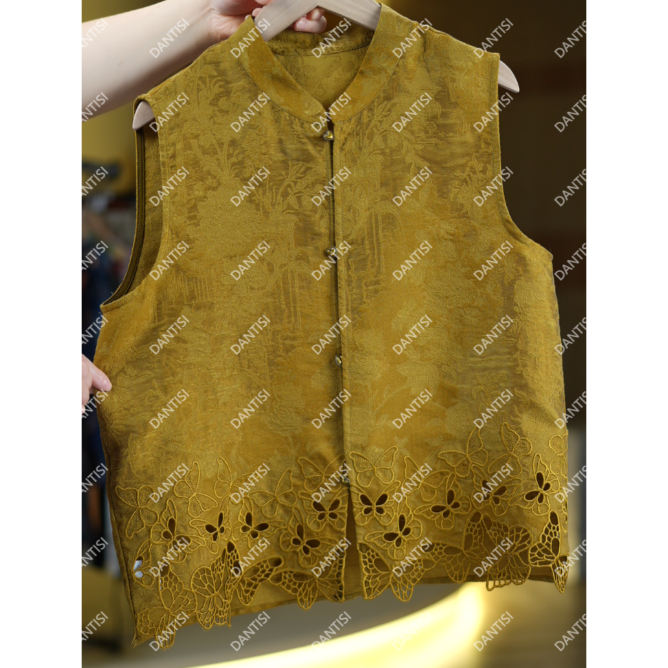 金蝶《非遗美学》T1712新中式复古气质时尚无袖马甲