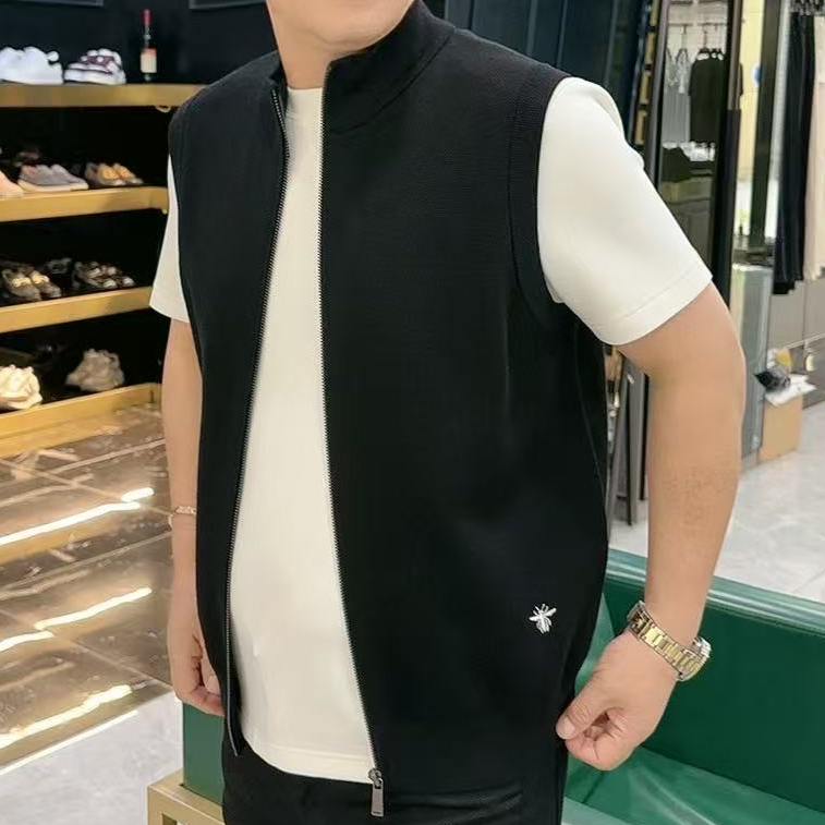 （EN）秋冬 新款 立领 针织 羊毛 马甲 235R1619