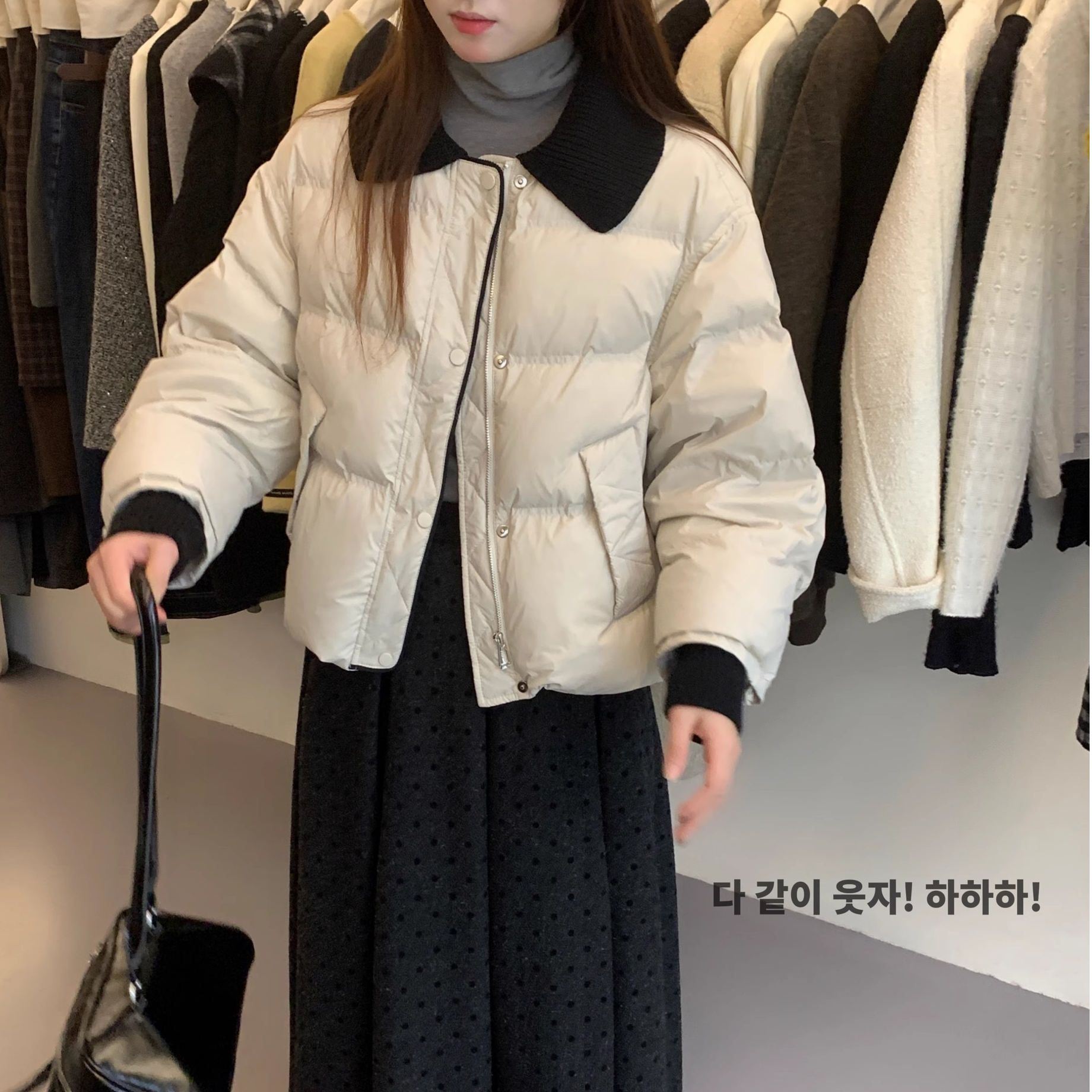 韩版翻领短款棉服女加厚保暖小个子面包服针织防风袖口外套冬袄子