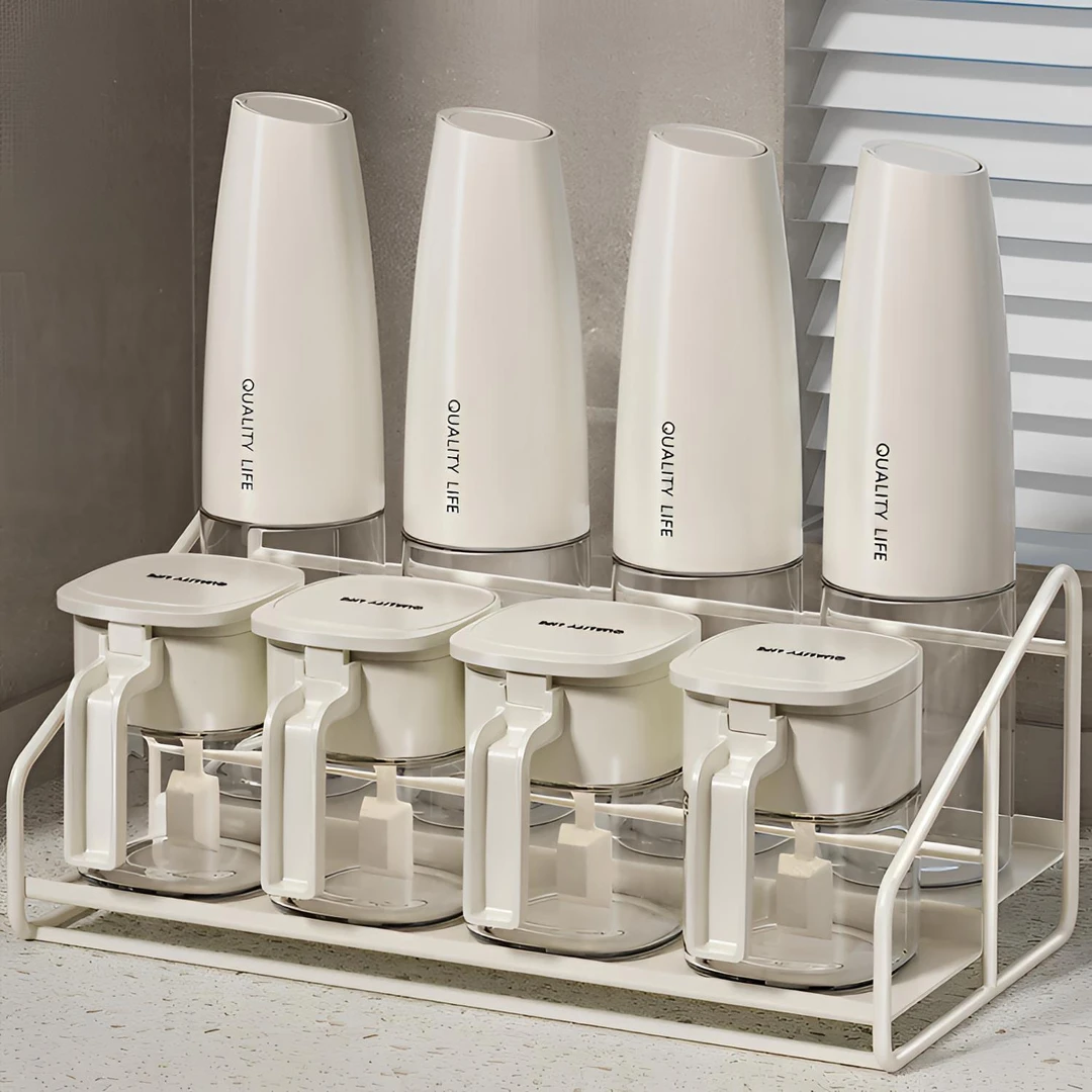 优勤玻璃油壶调料瓶盐罐厨房家用高端分装瓶酱油醋调料盒用品专用