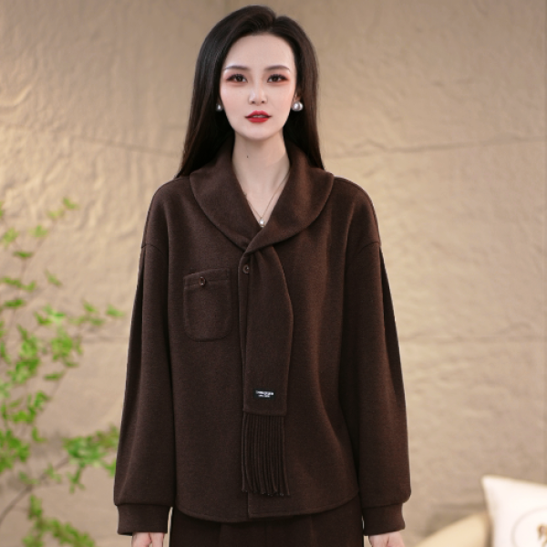 早秋新款时尚气质高端洋气减龄收腰显瘦套装两件套M-4XL