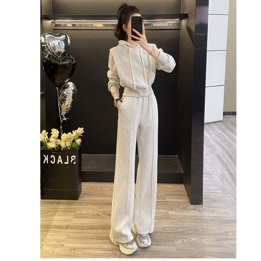 时尚休闲套装女春秋洋气显瘦减龄炸街潮牌一整套秋季爆款2025新款