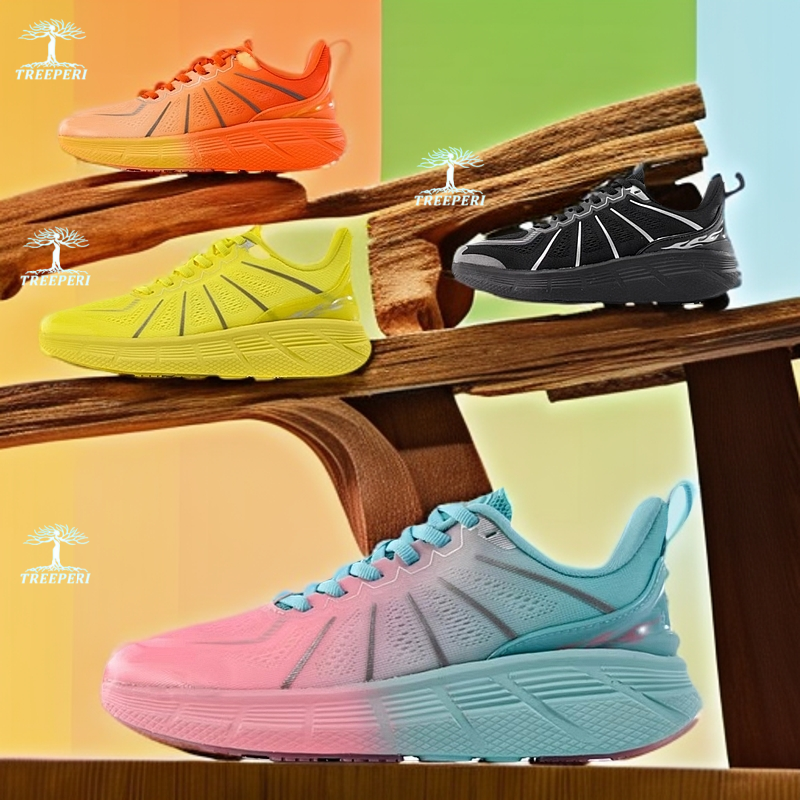 树标燃跑缓震男女同款专业跑鞋跳绳跳操运动鞋厚底慢跑鞋体考专用