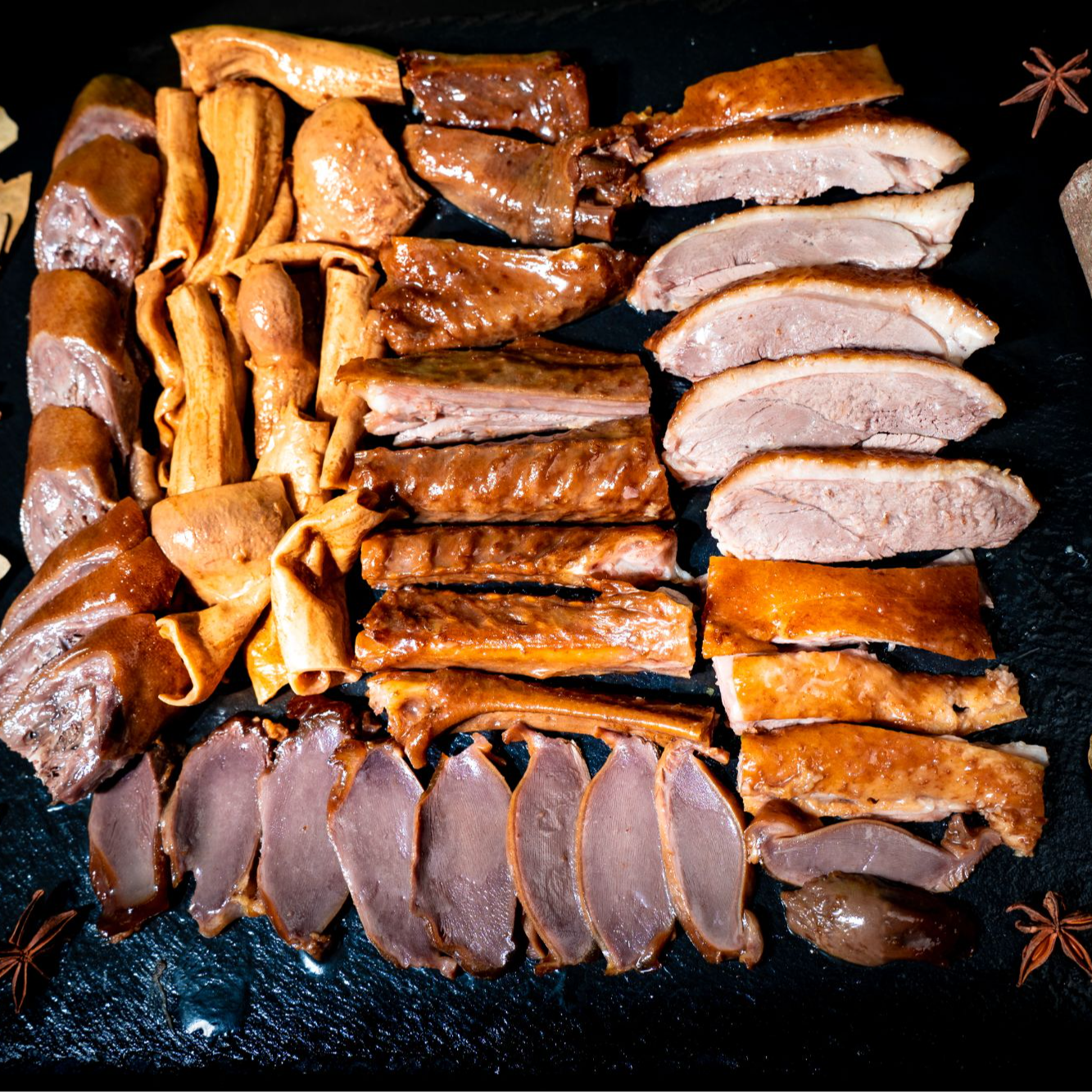 [五珍拼盘]澄海狮头鹅卤鹅五珍拼盘卤味拼盘现卤现发/真空包装