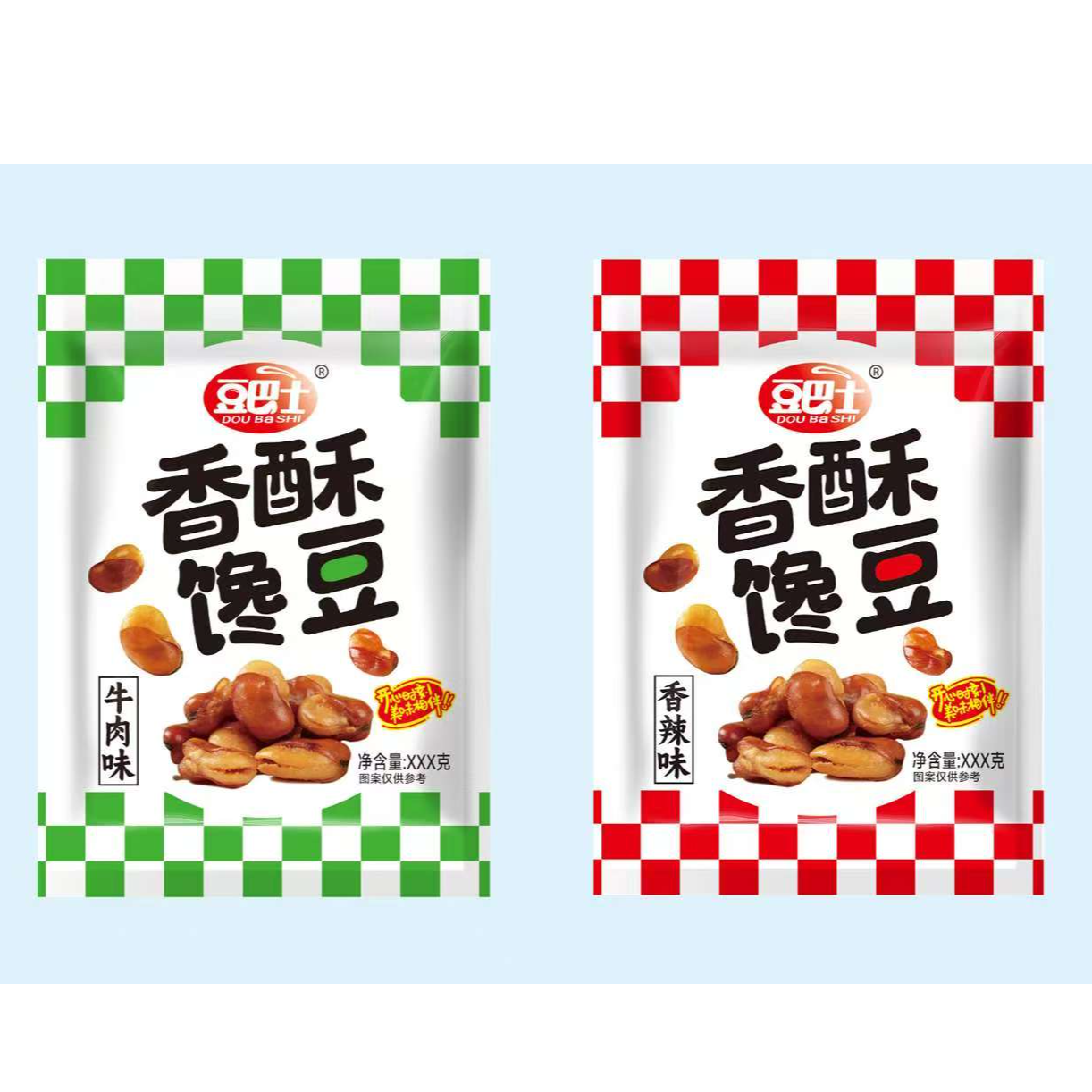 豆巴士香辣味牛肉味香酥蚕豆休闲零食追剧下酒好选择